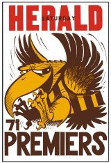 1971 Hawthorn WEG Reprinted Grand Final poster.